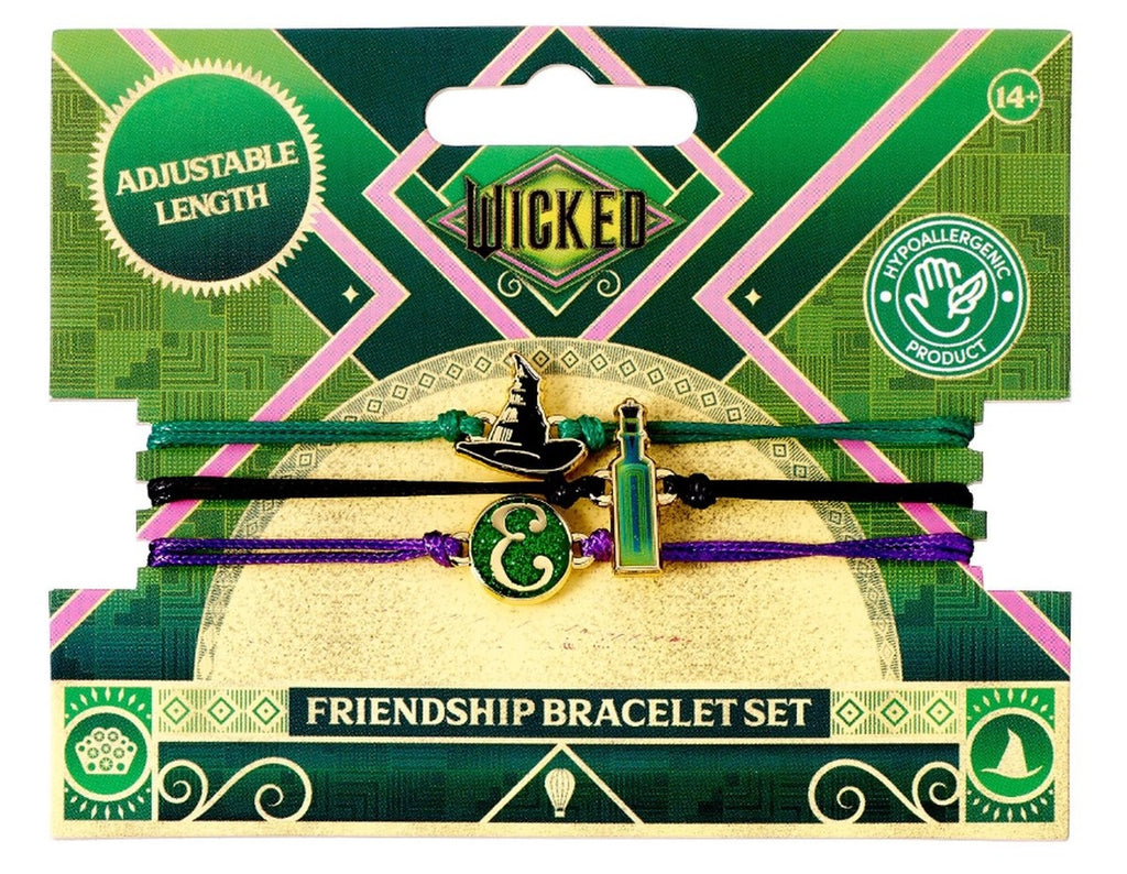 The Carat Shop – wicked elphaba vriendschapsarmband set