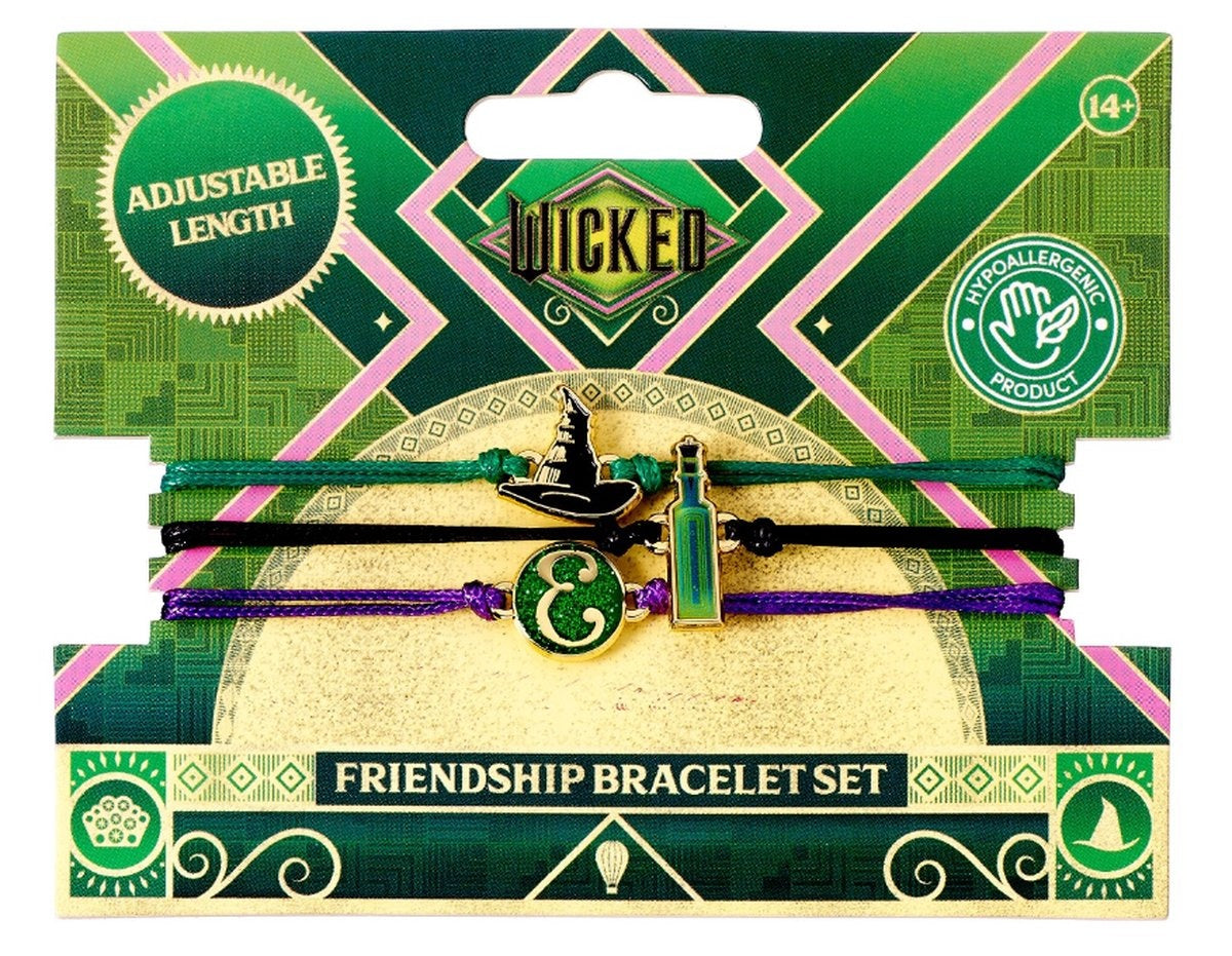The Carat Shop – wicked elphaba vriendschapsarmband set