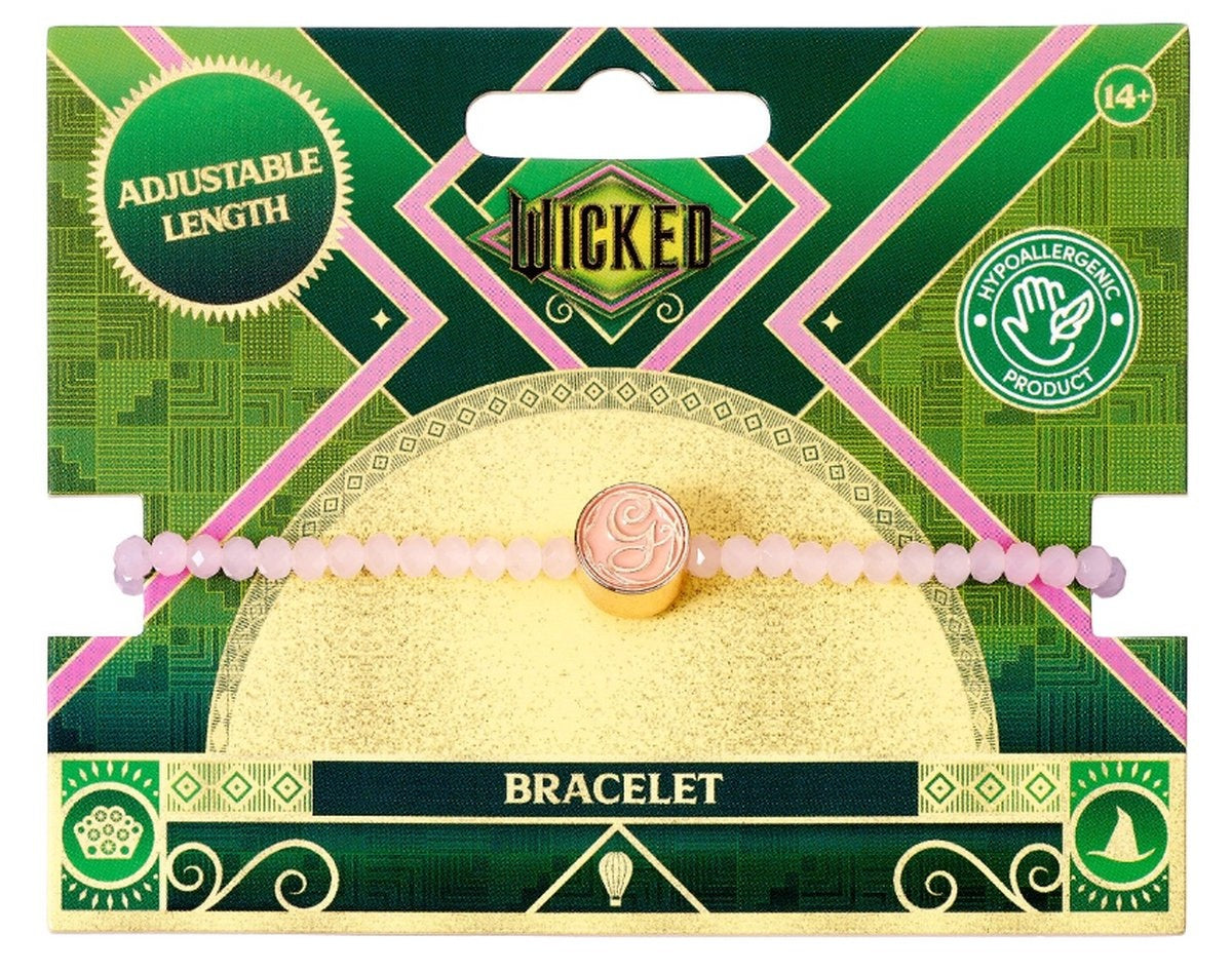 The Carat Shop – wicked glinda rozenkwarts vriendschapsarmband
