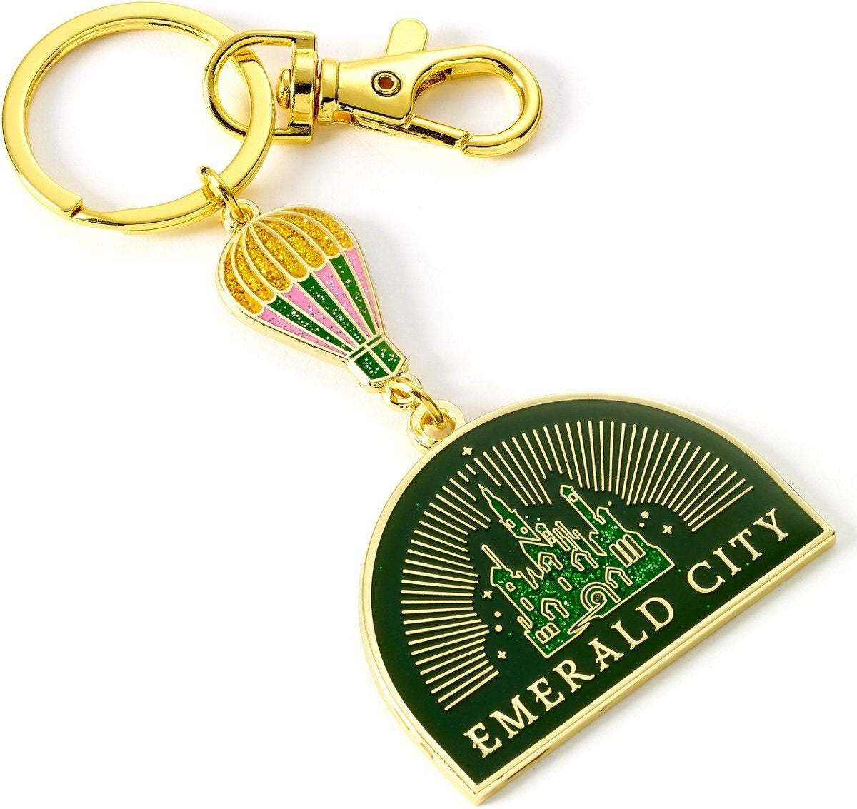 The Carat Shop – wicked hete luchtballon sleutelhanger van emerald city
