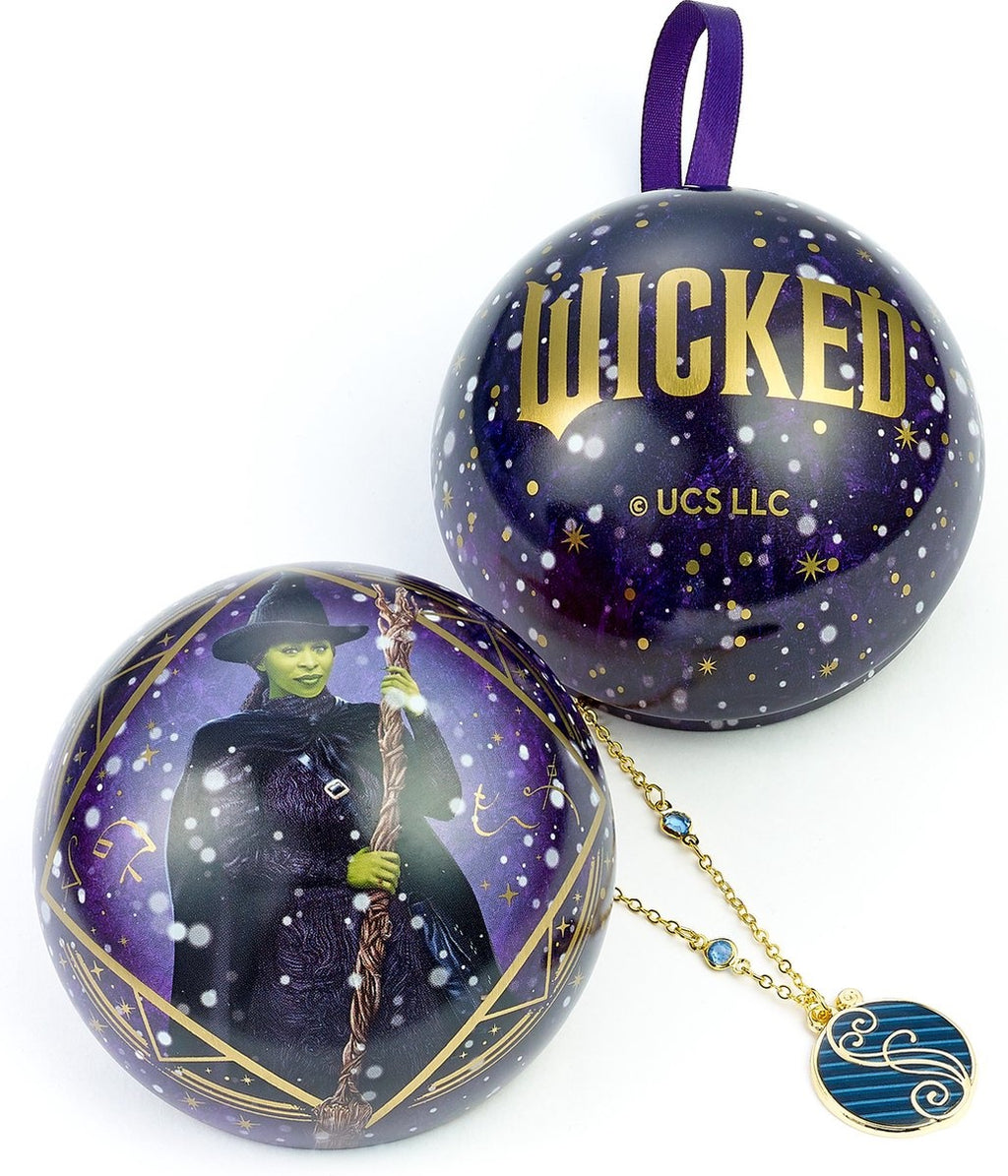 The Carat Shop – wicked elphaba & blue shiz university heks – tovenares – cadeaubal met ketting