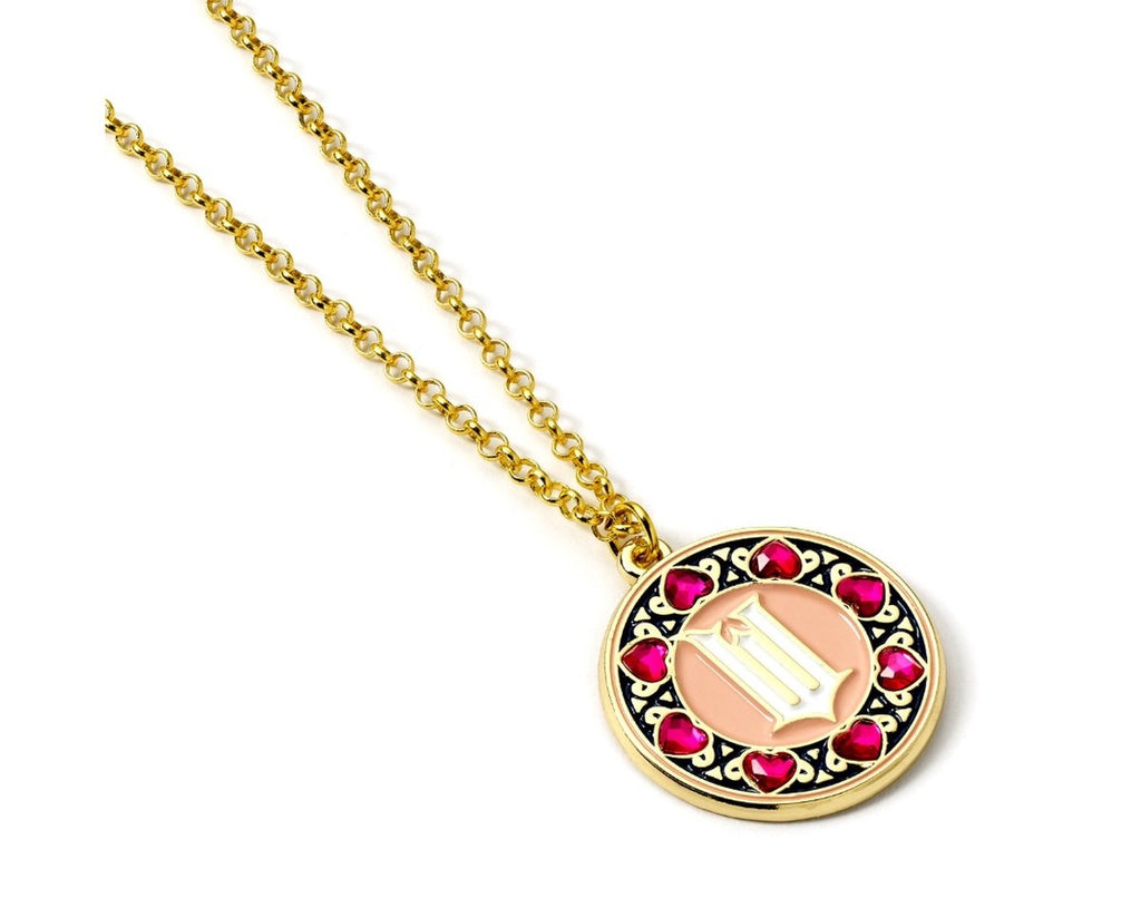 The Carat Shop – wicked 'w' logo met kristallen rand ketting