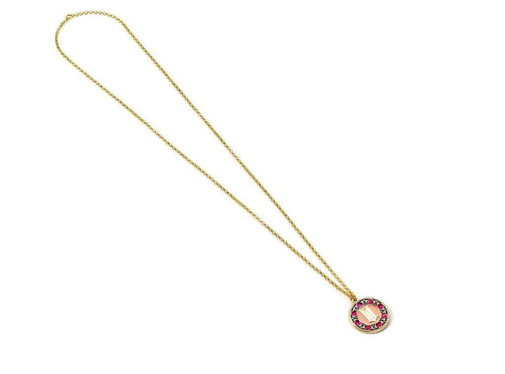 The Carat Shop – wicked 'w' logo met kristallen rand ketting