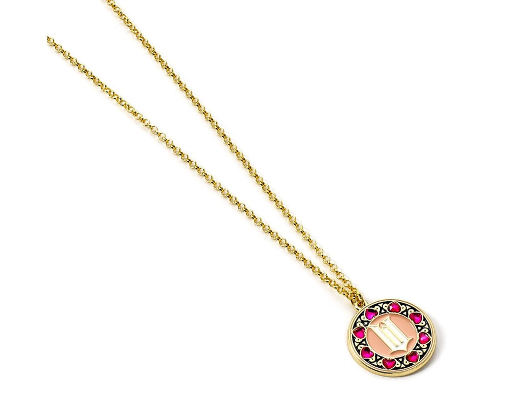 The Carat Shop – wicked 'w' logo met kristallen rand ketting