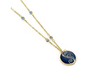 The Carat Shop – wicked blue shiz logo ketting