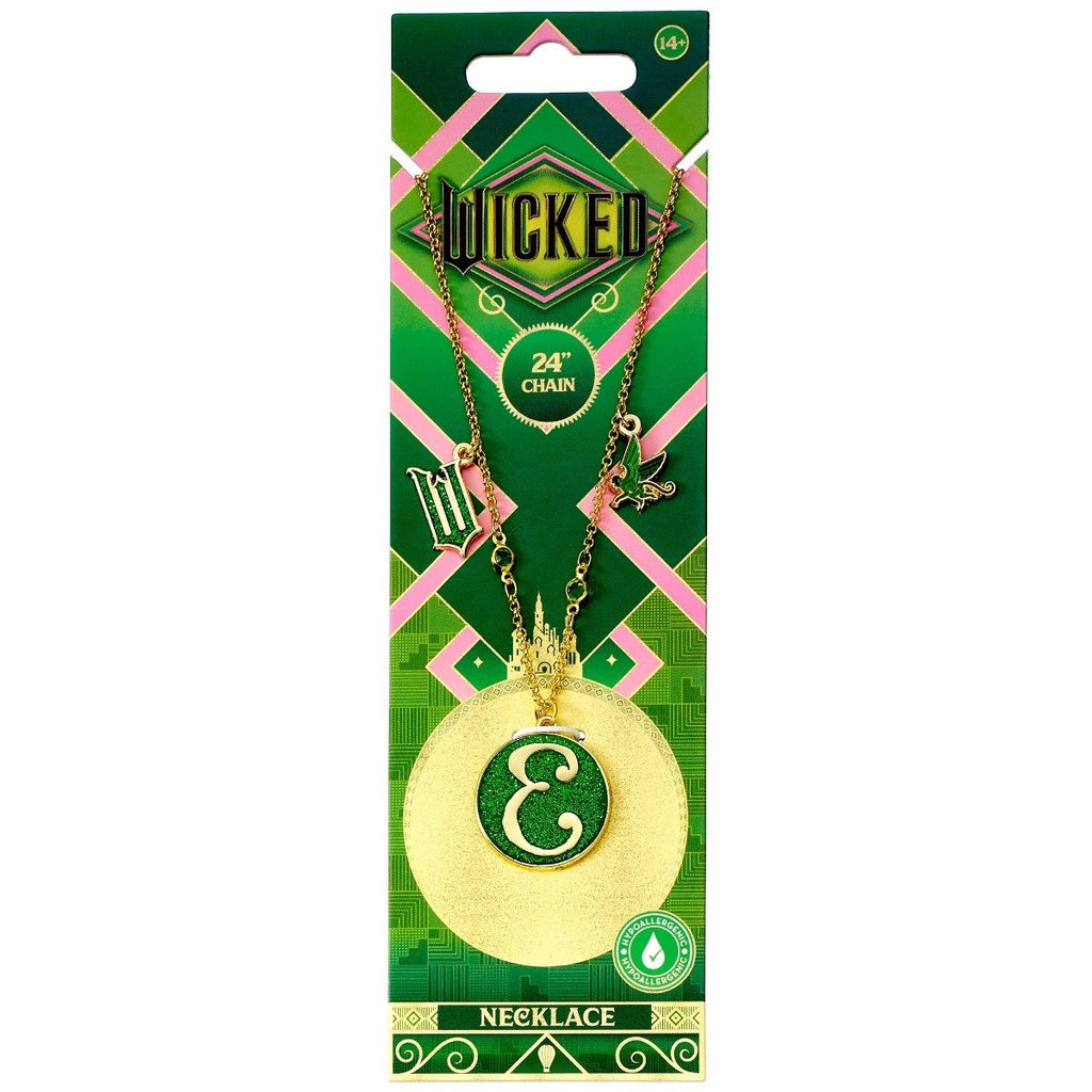 The Carat Shop – wicked elphaba 'e' icoon halsketting