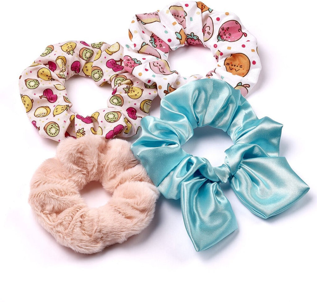 The Carat Shop – nijntje fruitige scrunchie set – haarelastiekjes – 4 stuks
