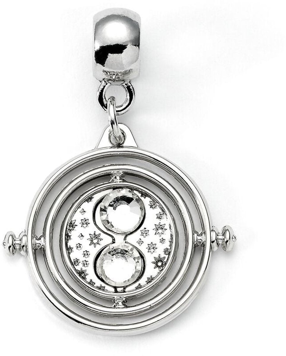 The Carat Shop – Harry Potter time-turner – tijdverdrijver slider bedel – zilverkleurig