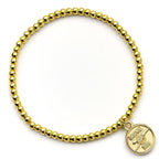 The Carat Shop – arsenal voetbal club bal vergulde armband met logo embleem bedel
