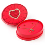 The Carat Shop – Harry Potter – cadeauset hartvormige ketting met cupido ‑ pijl en oorstekers