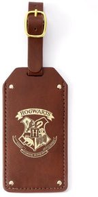 The Carat Shop – Harry Potter bagagelabel en sleutelhanger – hogwarts wapen – bruin