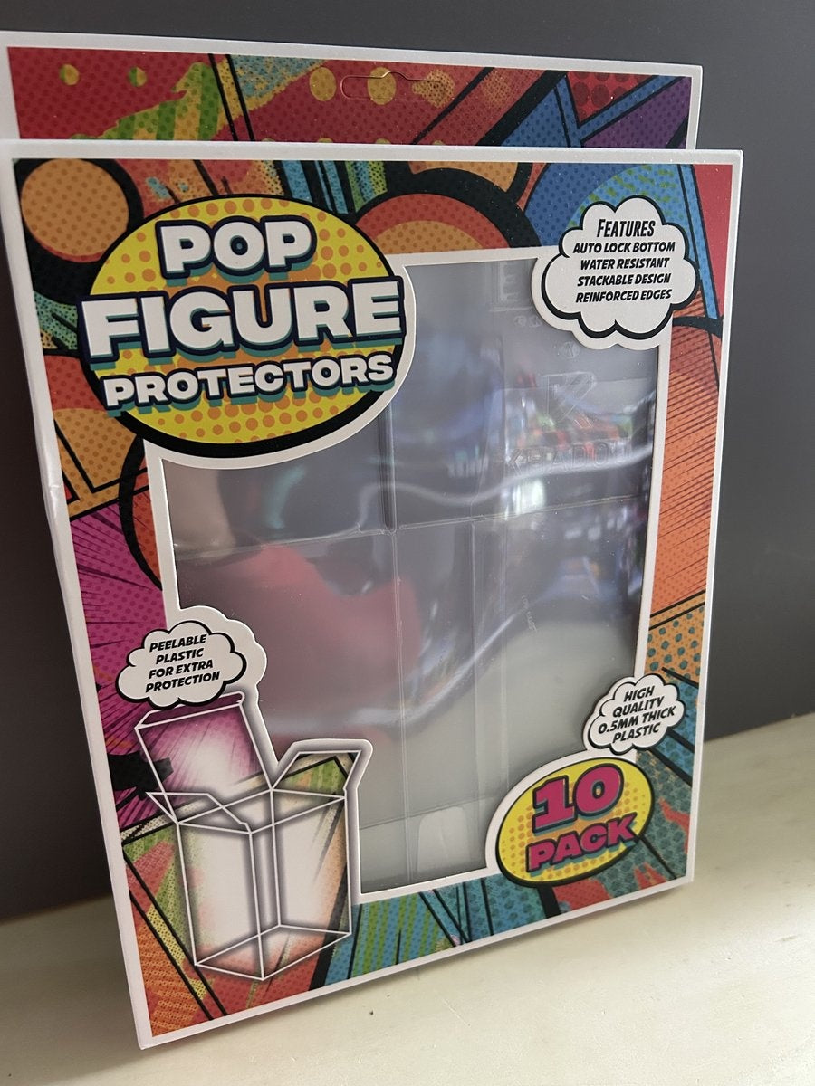 Pop pop figuren protectors 10- pack 21,5x 30 cm