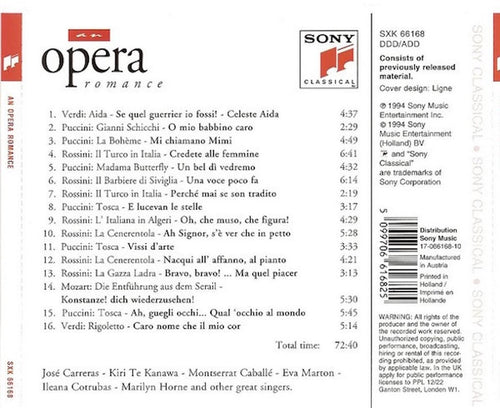 An opera romance – CD