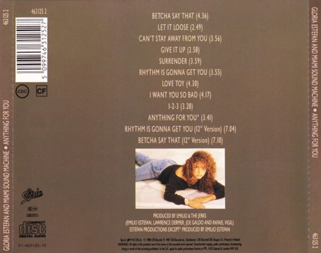 Anything for you – CD