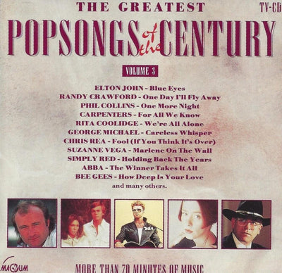 The greatest popsongs of the century volume 3 – CD