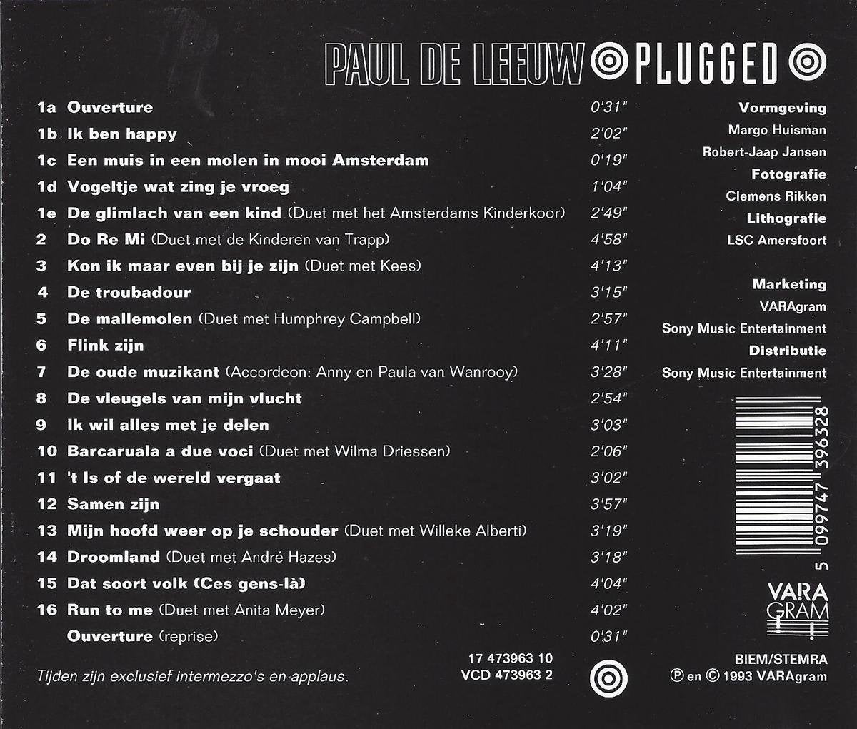 Paul de leeuw – plugged – CD