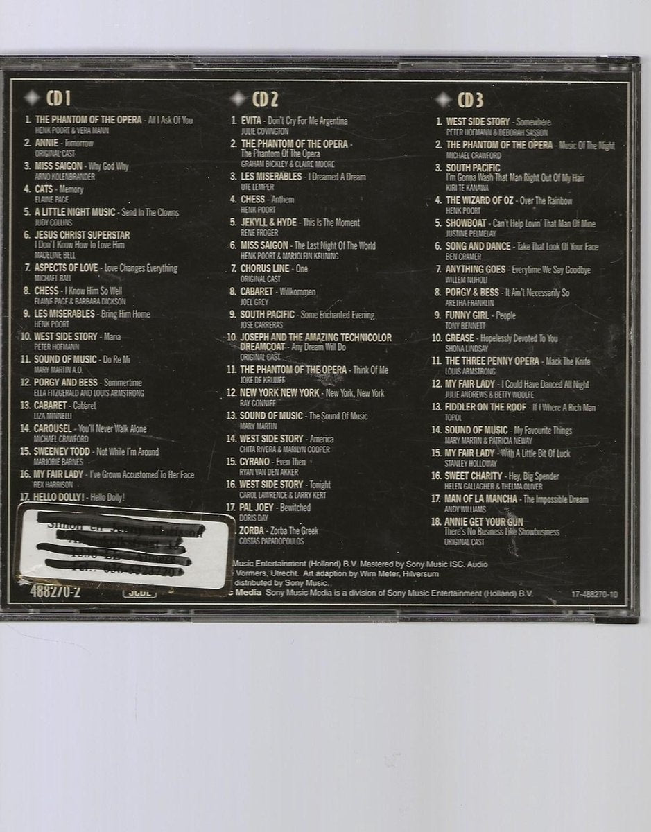 Musical hits of the centu – CD