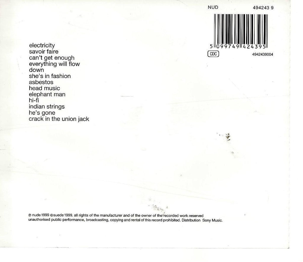 Suede – head music – CD