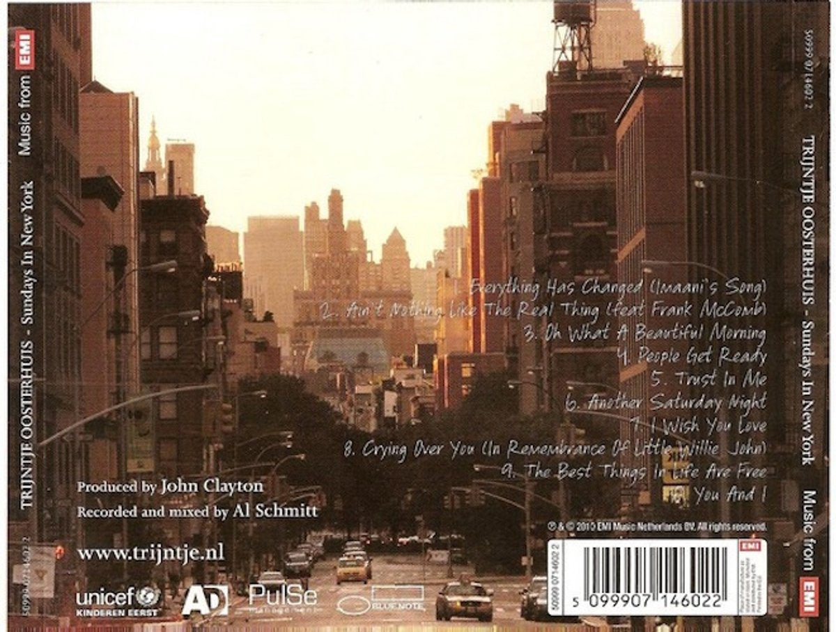 Sundays in new york (ad versie) – CD