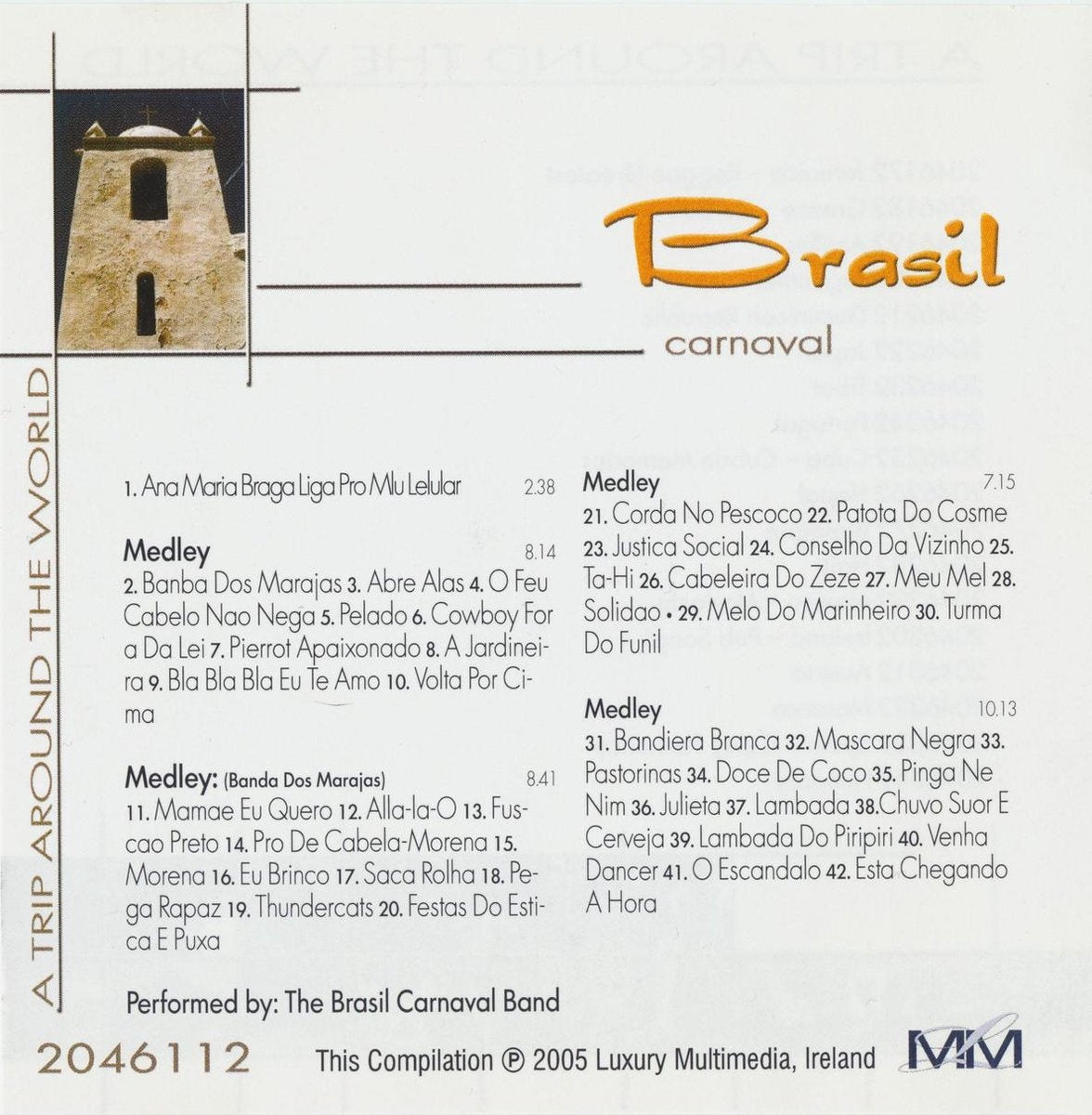 Brasil-carnaval -trip around the world – CD