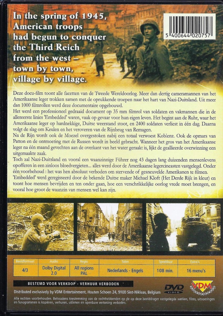 Embedded '45 – shooting war in germany (DVD)