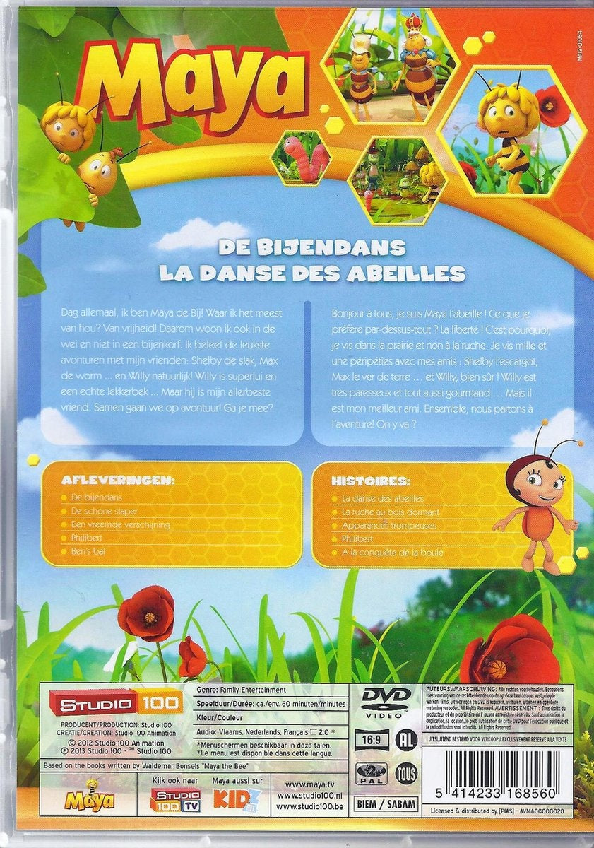 Maya de bij – de bijendans – DVD