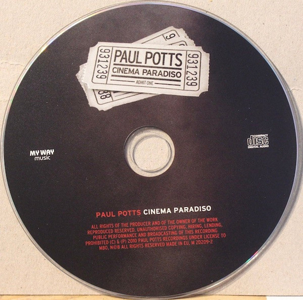 Paul potts – cinema paradiso (CD)