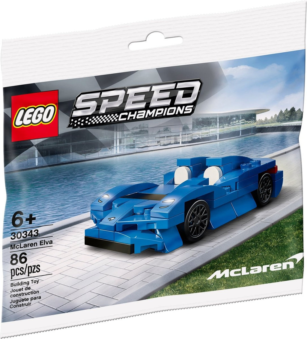 Lego speed champions mclaren elva, bouwpakket, 6 jaar, 86 stuk(s)