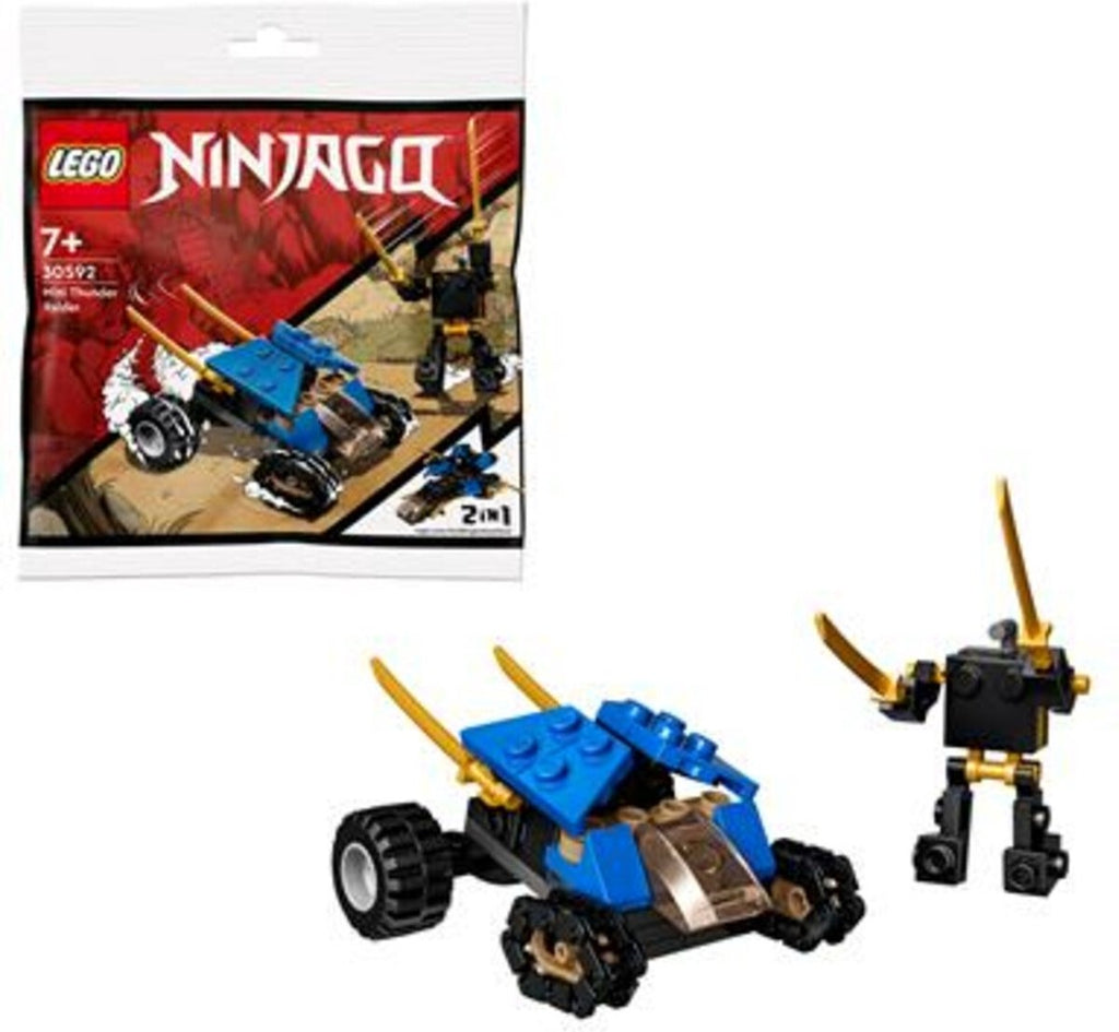 Lego ninjago mini thunder raider 30592, bouwpakket, 7 jaar, kunststof, 69 stuk(s)