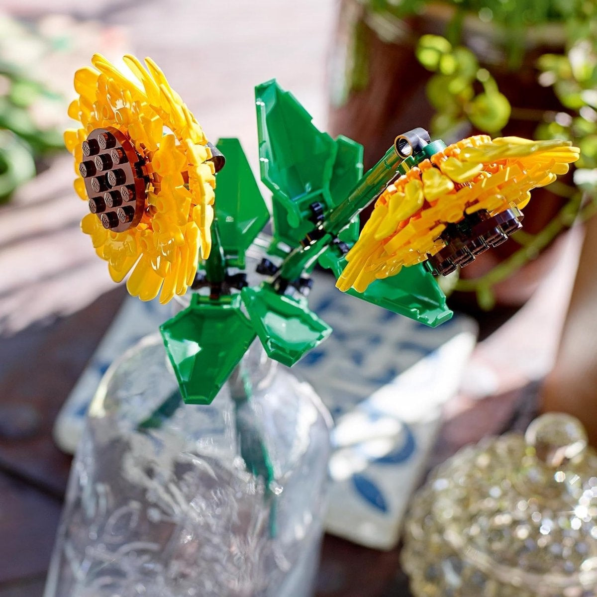 Lego botanicals zonnebloemen woonasccessoire en bouwpakket voor meisjes en jongens 40524