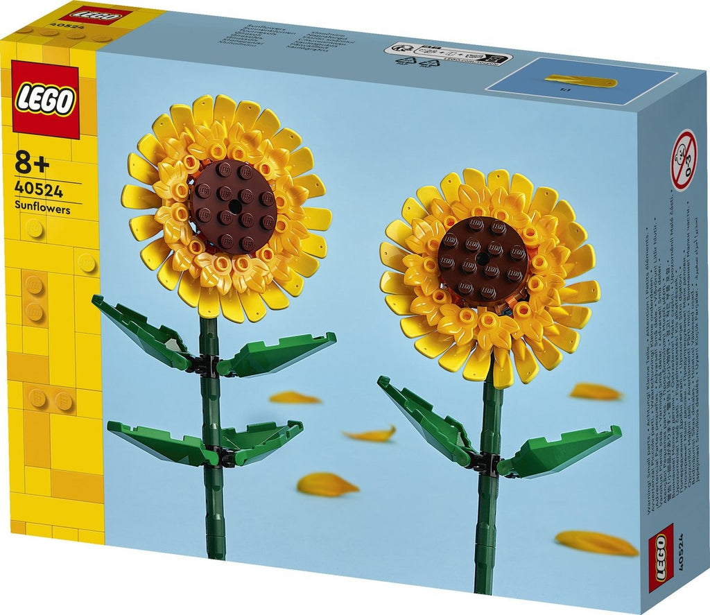 Lego botanicals zonnebloemen woonasccessoire en bouwpakket voor meisjes en jongens 40524