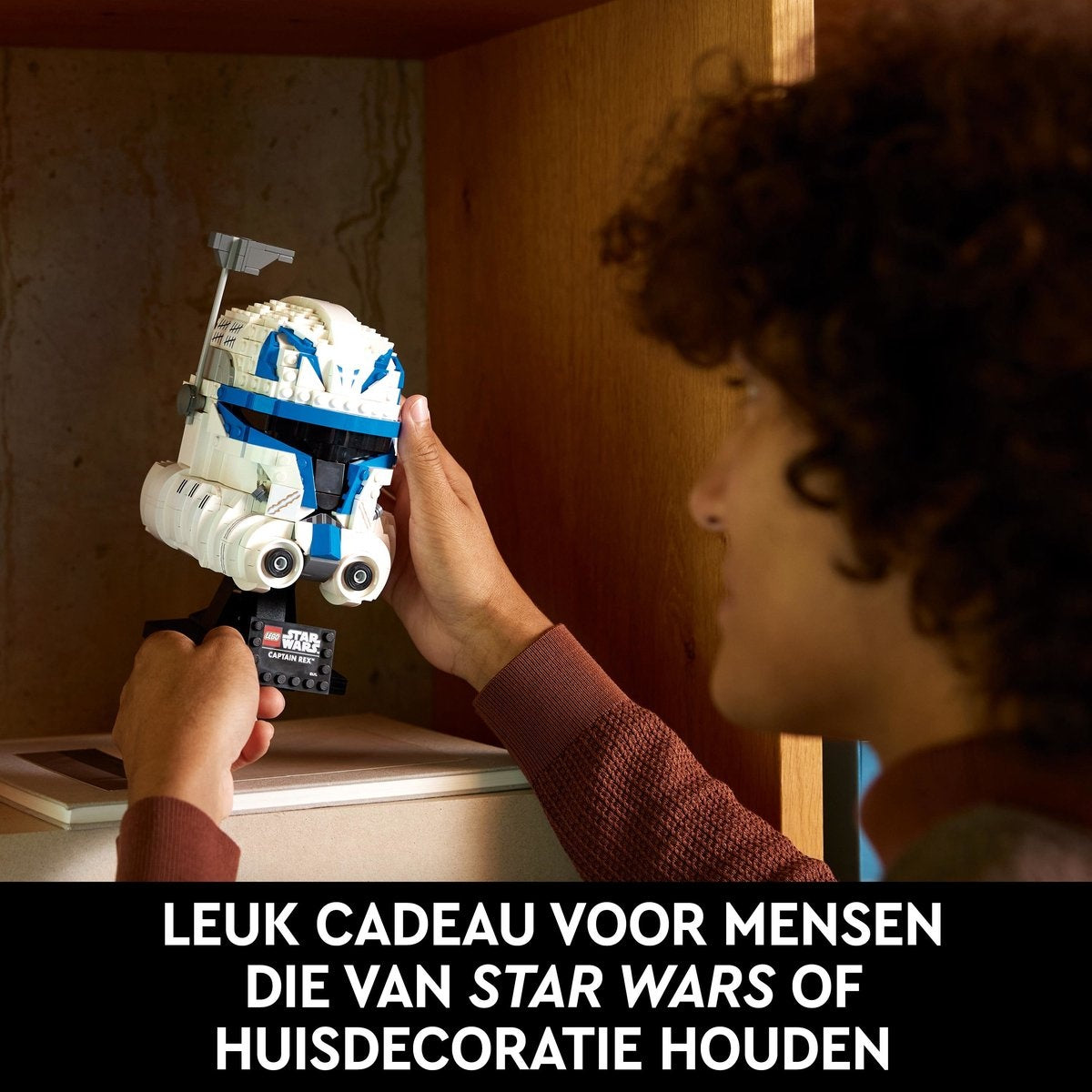Lego star wars captain rex helm set voor volwassenen, the clone wars collectible – 75349