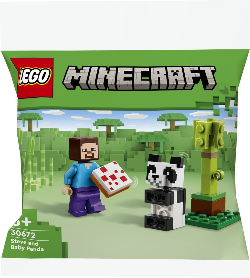 Lego minecraft 30672 – steve en babypanda