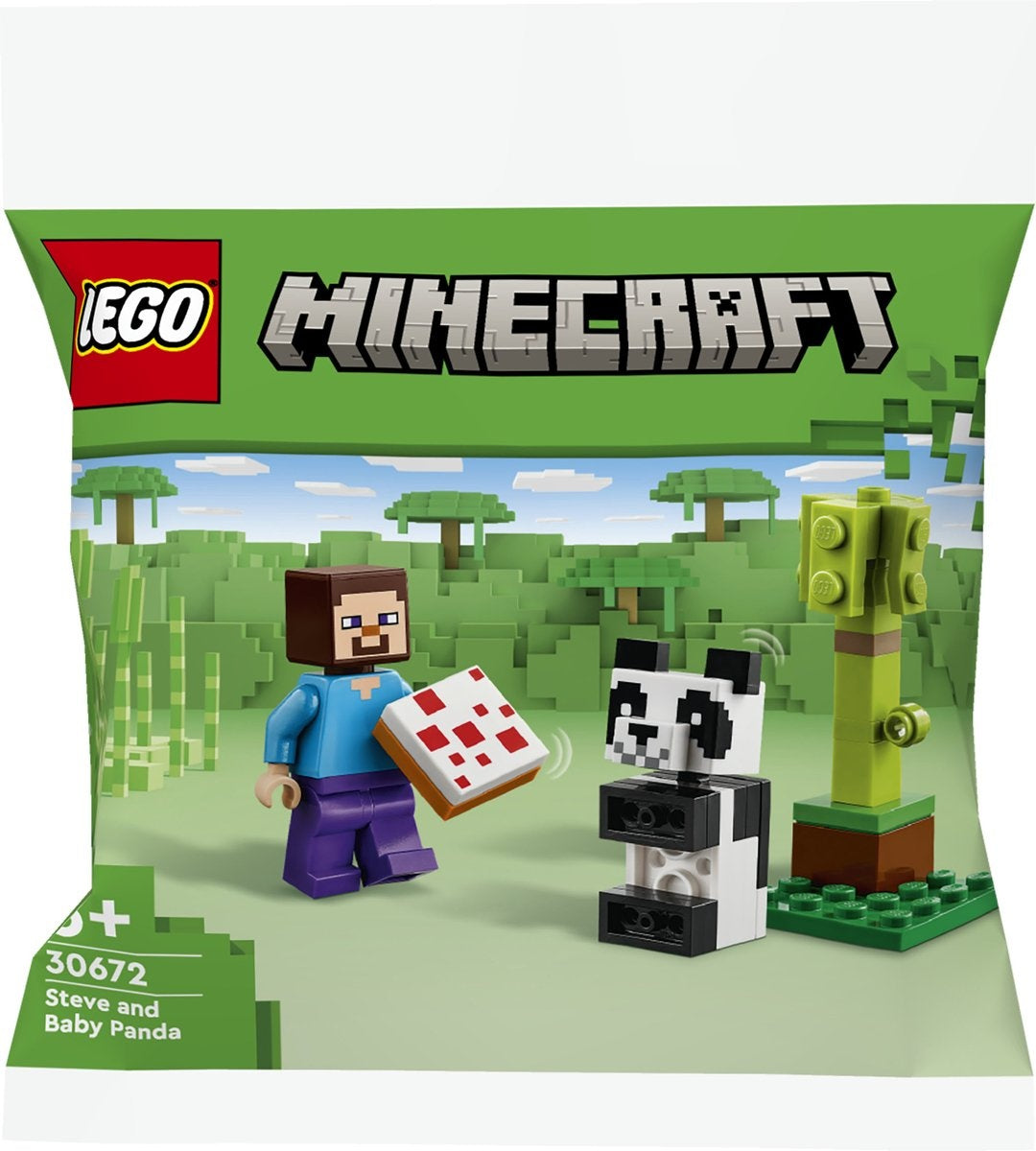 Lego minecraft 30672 – steve en babypanda