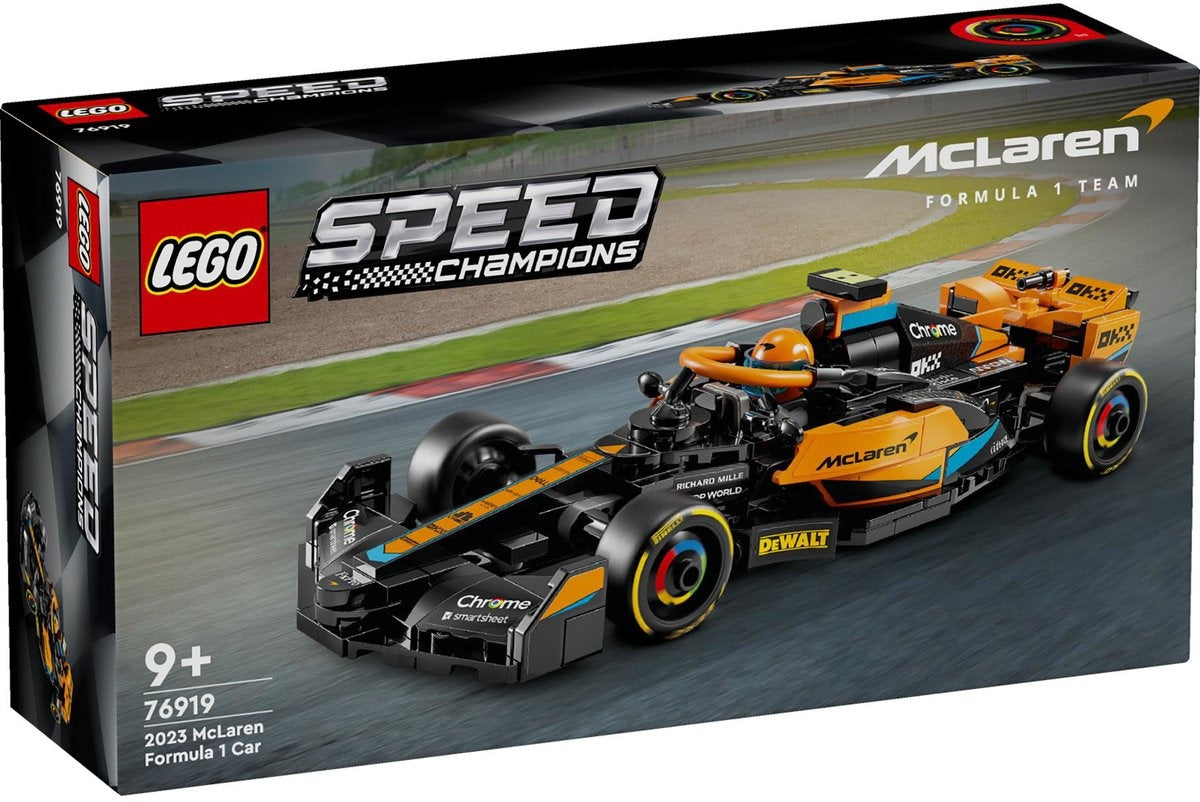 Lego speed champions mclaren formule 1 racewagen 2023 – 76919