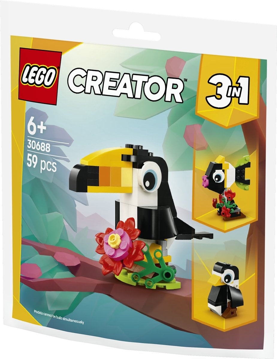 Lego creator 30688 – tropische toekan (polybag)