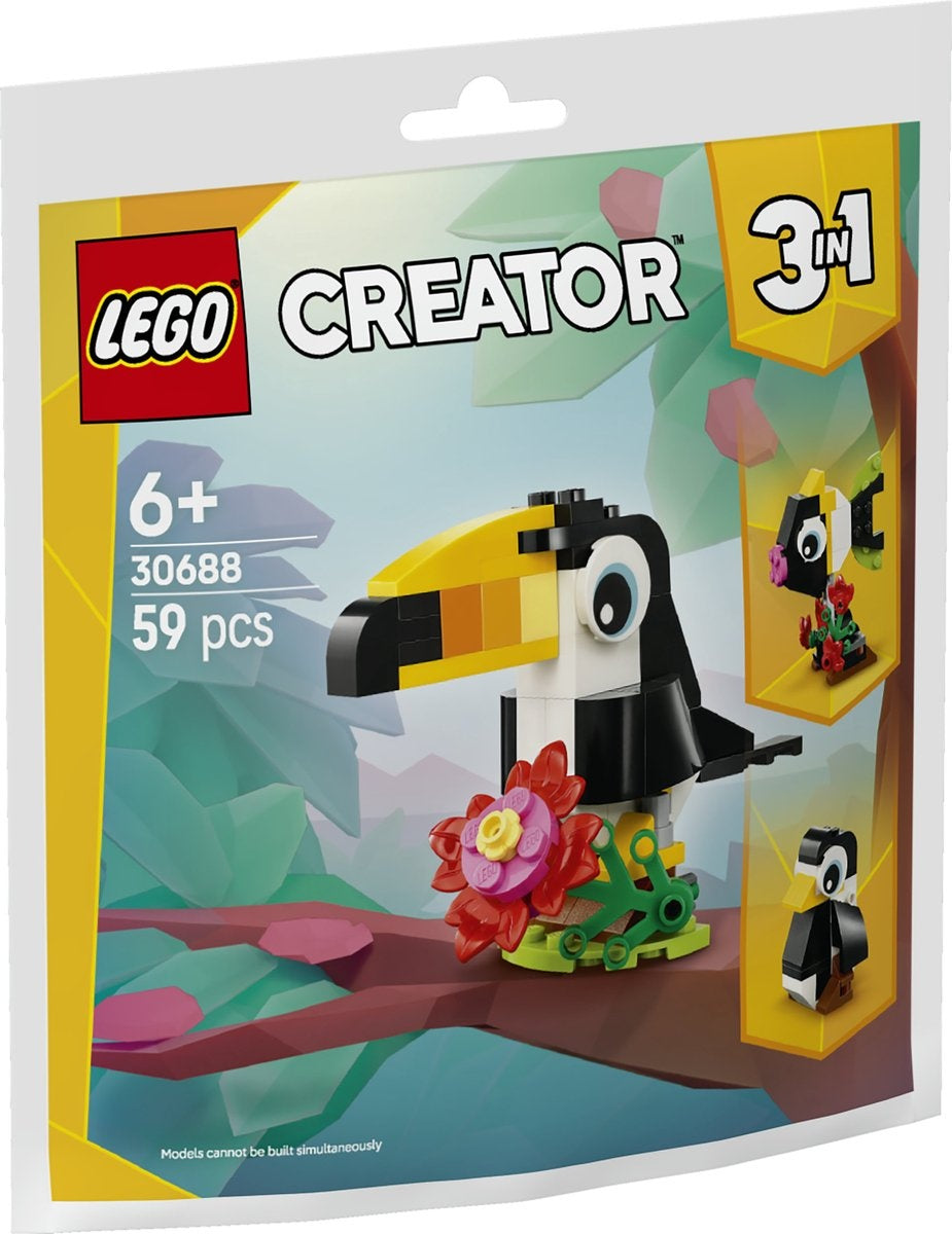 Lego creator 30688 – tropische toekan (polybag)