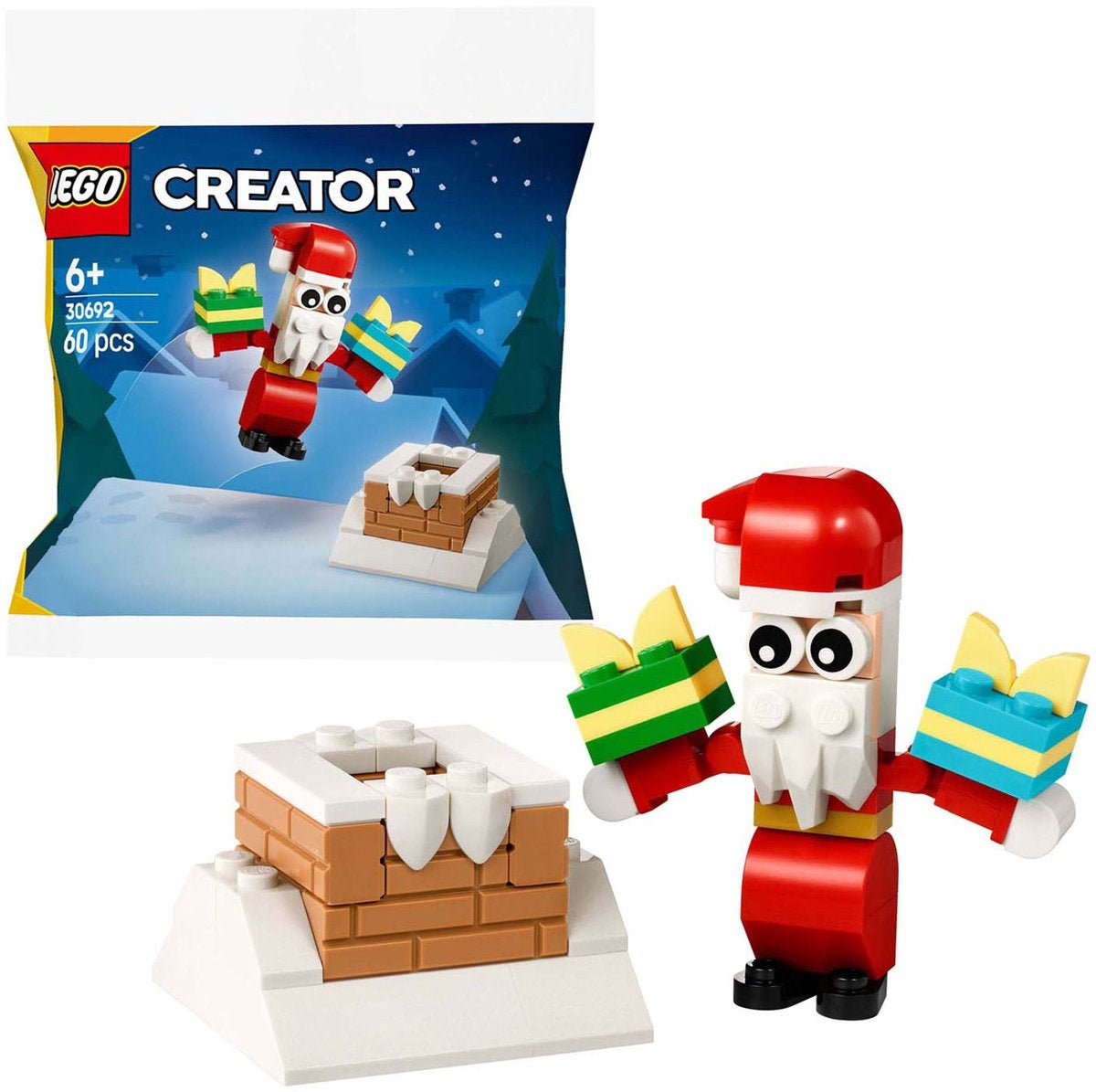Lego creator 30692 – de kerstman in de schoorsteen (paperbag)