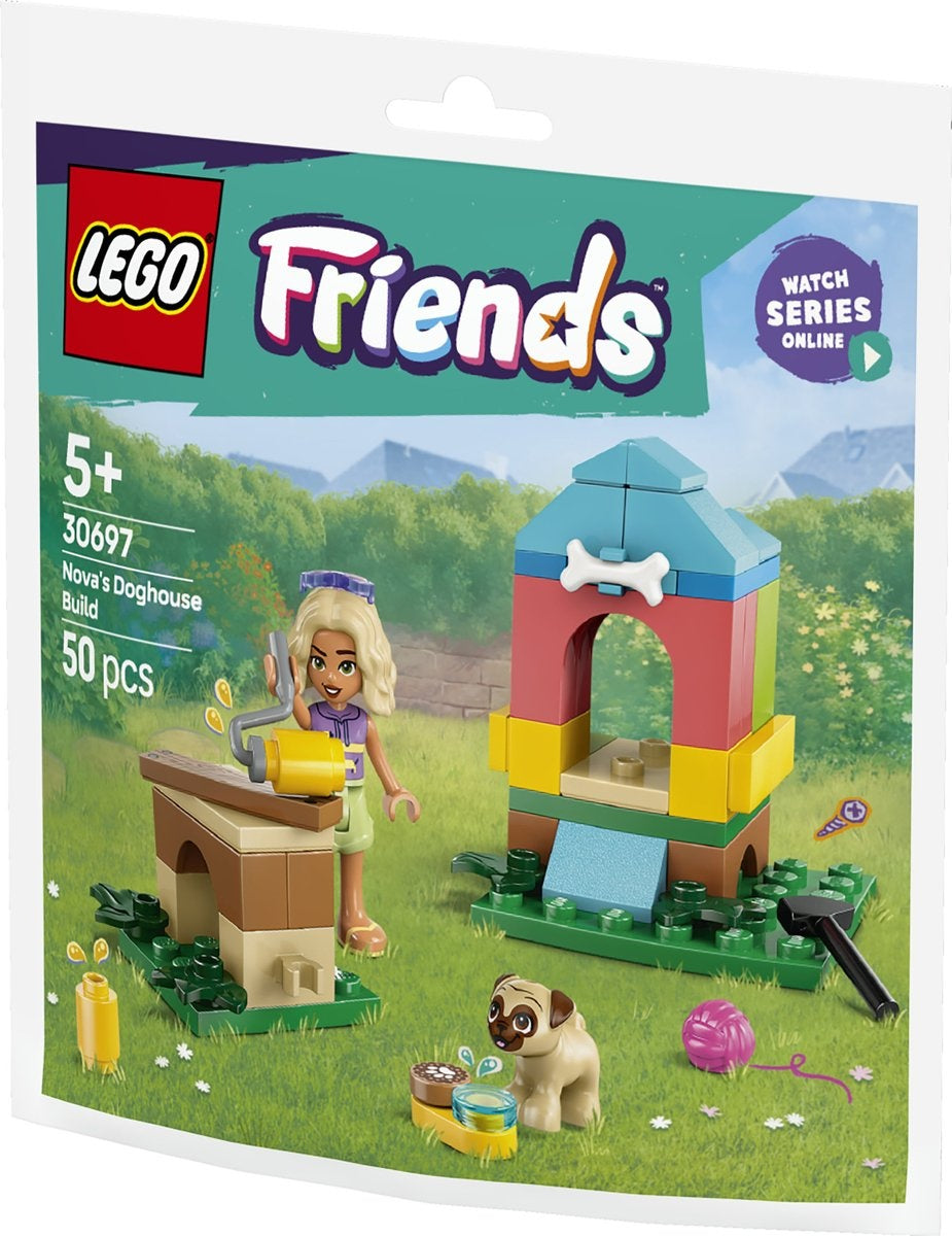 Lego friends 30697 – nova's zelfgebouwde hondenhok