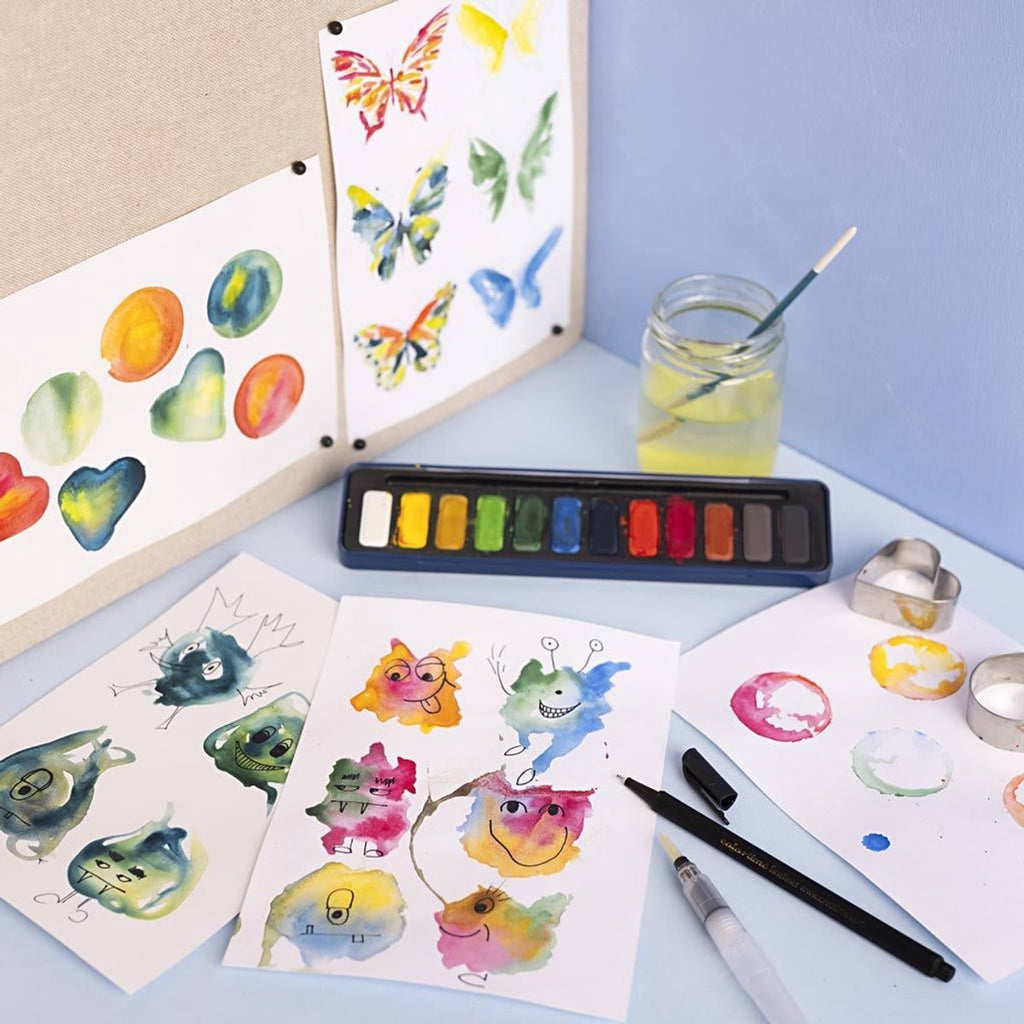 Creotime aquarelverf set, 12 assorti