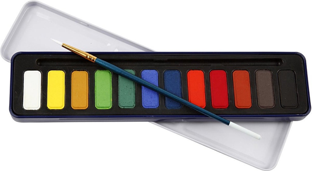 Creotime aquarelverf set, 12 assorti
