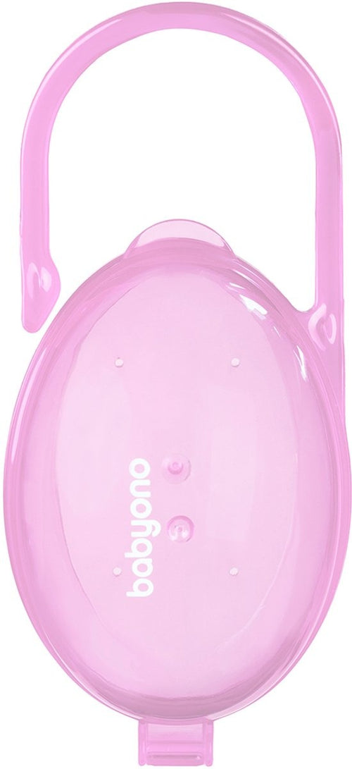 Baby ono roze fopspeen doos met handgreep 528/04