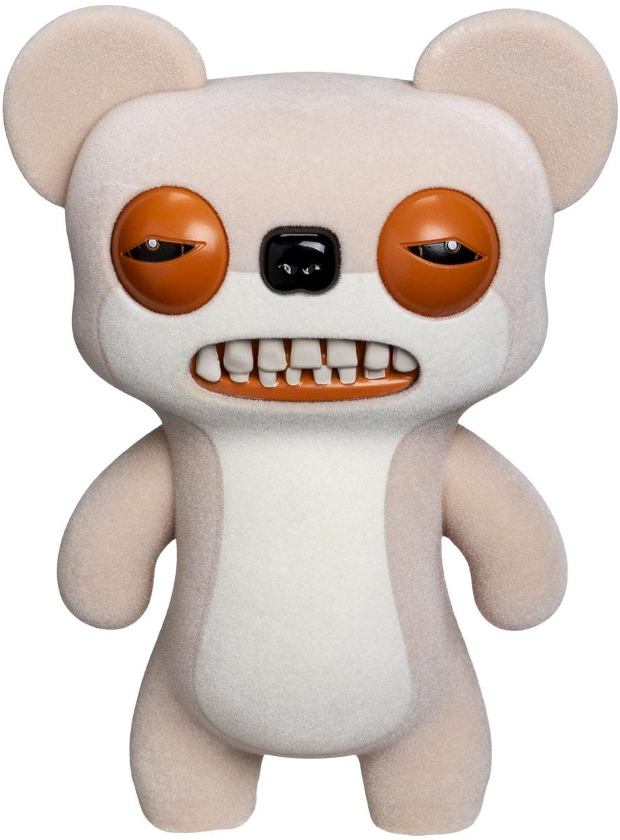 Fugglers teddybear nightmare – beige monster met mensachtige tanden