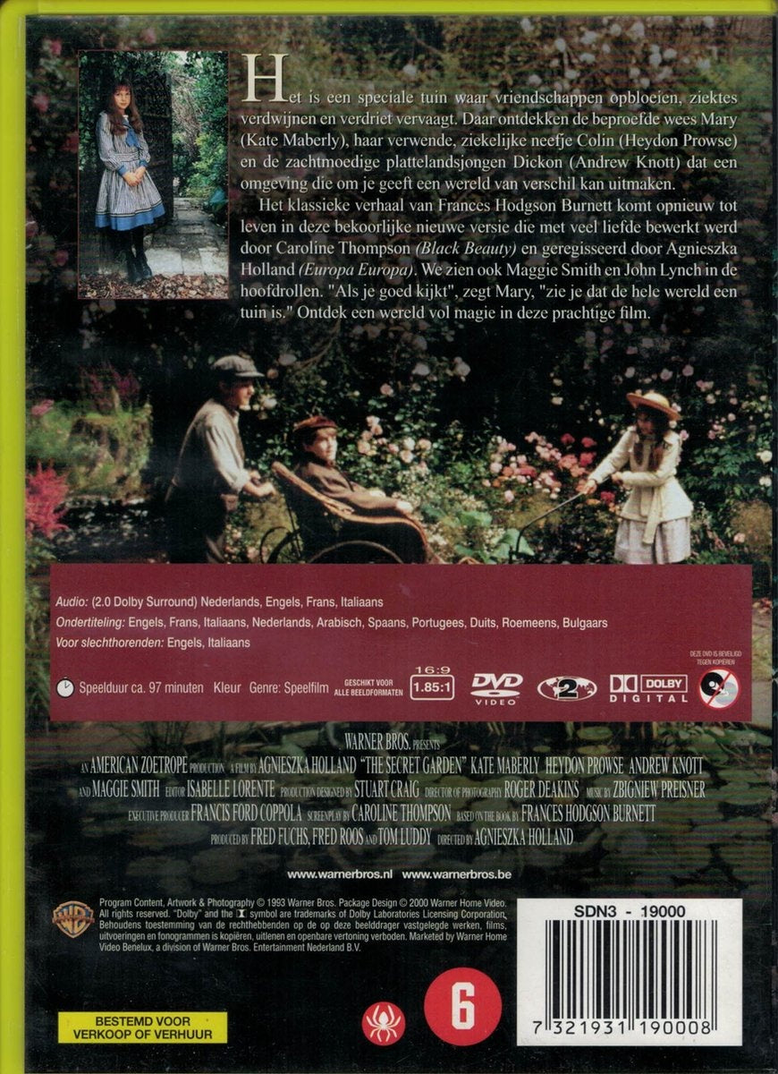 Kinder – geheime tuin – DVD