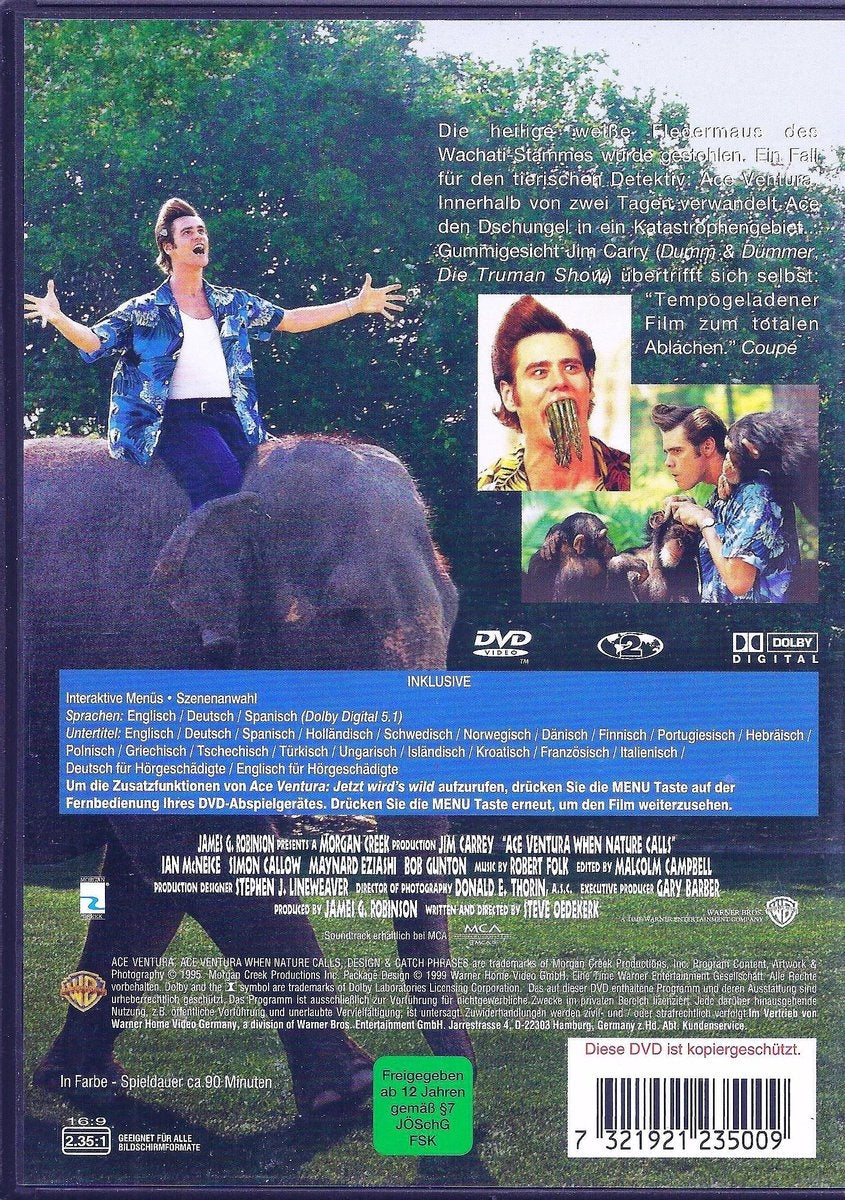 Ace ventura 2: when nature calls – DVD