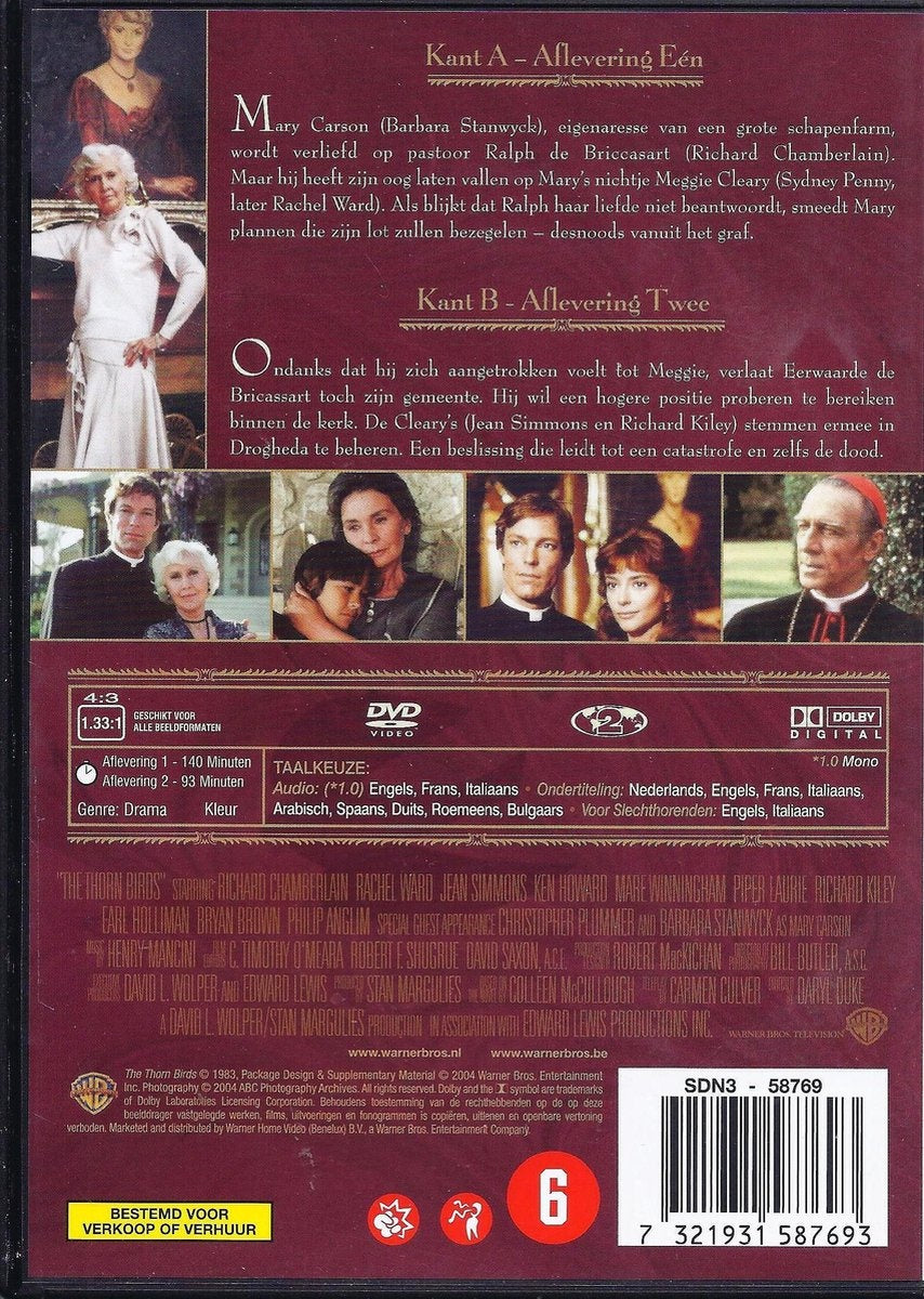 De doornvogels – volume 1 – DVD