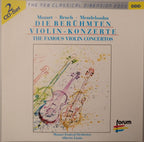 Mozart, bruch, mendelssohn, mozart festival orchestra , alberto lizzio – die berühmten violin-konzerte – CD