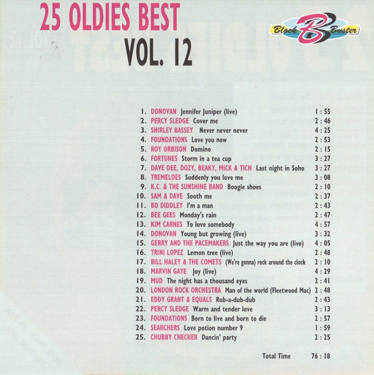 25 oldies best vol.12 – CD