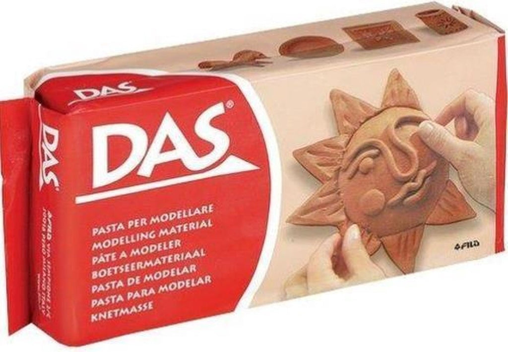 Das klei terracotta – zelfhardende klei van 1 kg voor boetseren
