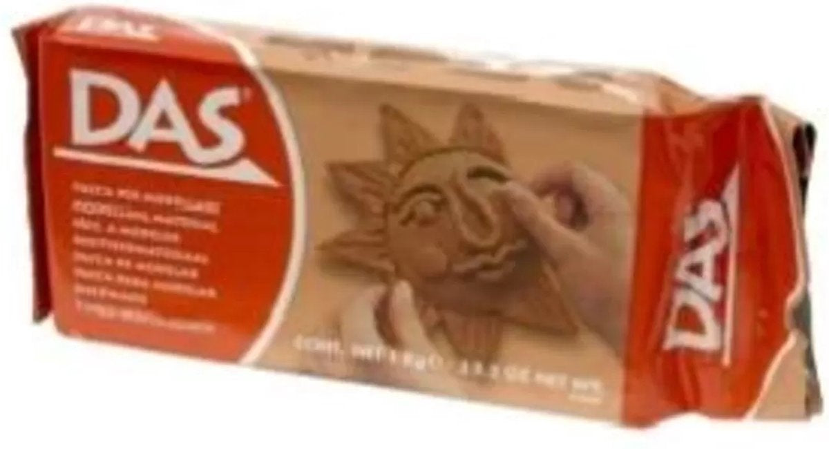 Das klei terracotta – zelfhardende klei van 1 kg voor boetseren